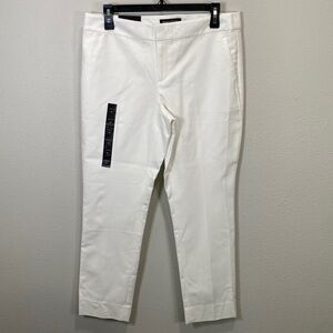 Banana Republic Factory White Cropped Pants